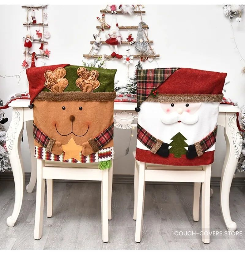 Christmas Hat Chair Covers