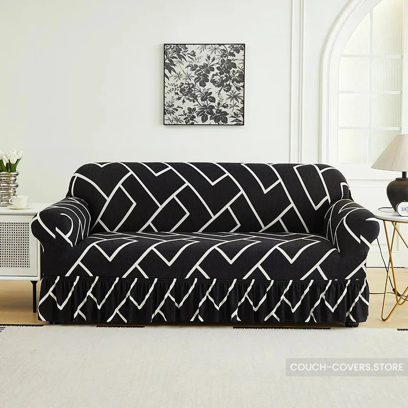 Couch Cover With Skirt