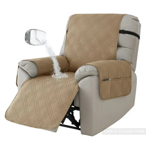 Non Slip Recliner Covers Khaki