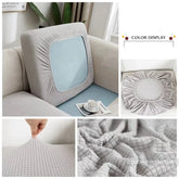 Stretch Couch Cushion Covers Gray / Normal (S)