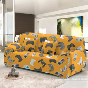 Video Game Couch Cover 1 seat (35-55’’ | 90-140cm) / Yellow