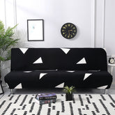 Black and white futon cover