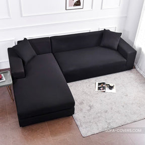 Black sectional couch covers