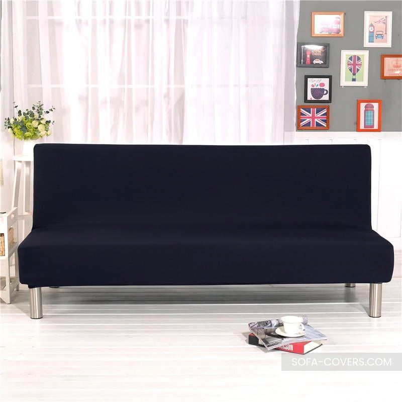 Black futon cover