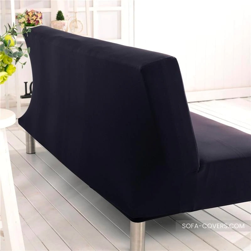 Black futon cover