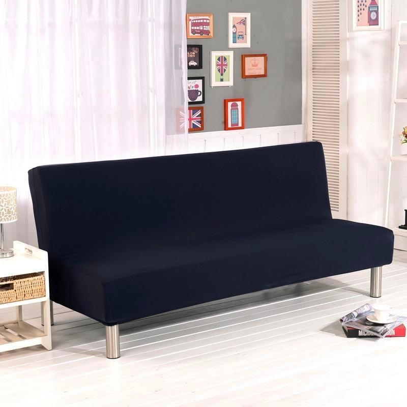 Black futon cover