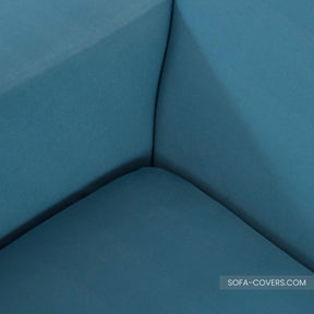 Blue grey couch cover