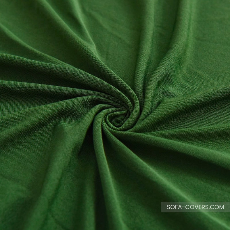 Dark green couch cover