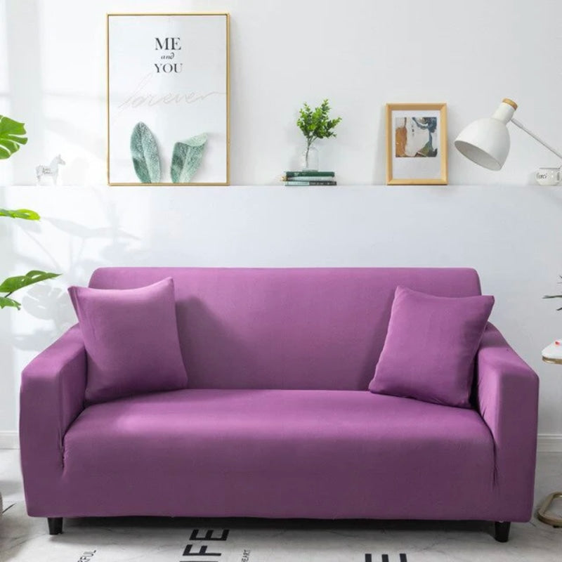 Mauve couch cover