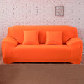 Orange loveseat cover
