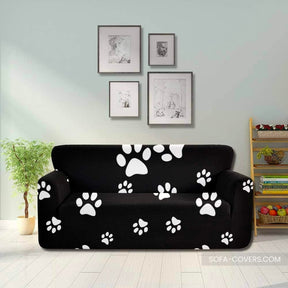 Paw print couch cover