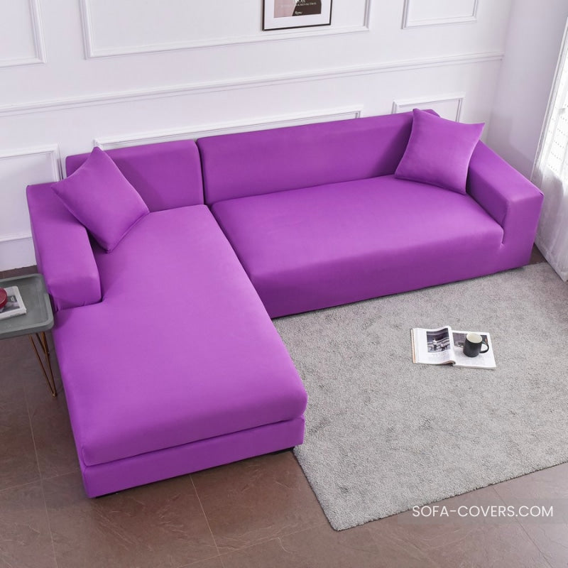 Purple couch cover