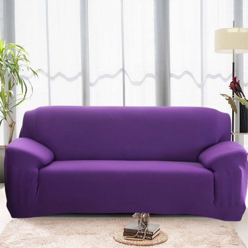 Purple loveseat cover