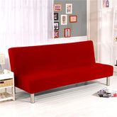 Red futon cover