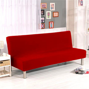 Red futon cover