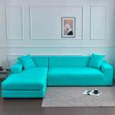 Turquoise couch cover