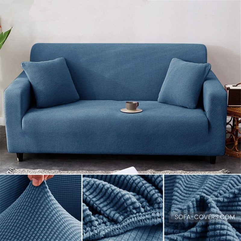 Waffle couch cover