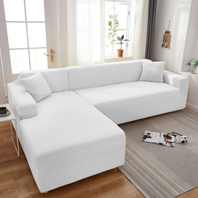 White sectional couch covers