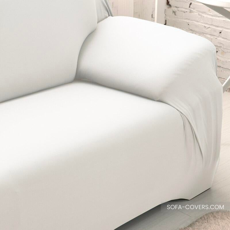 White loveseat cover