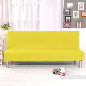 Yellow futon cover